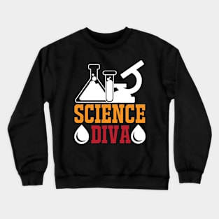 Science Diva T Shirt For Women Men Crewneck Sweatshirt